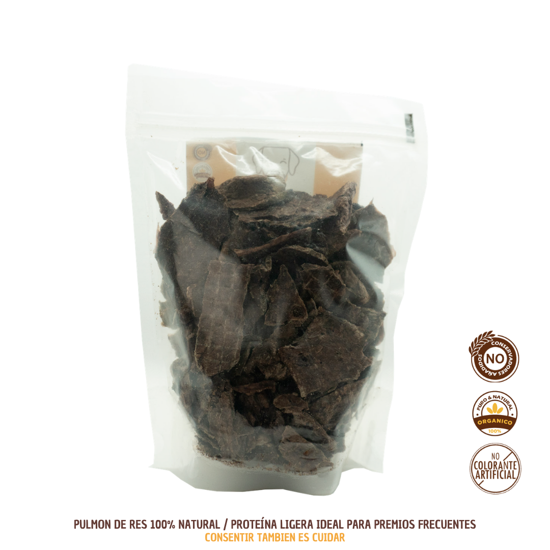 Pulmon de res deshidratado