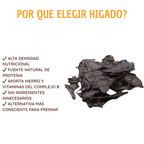 Higado de res deshidratado