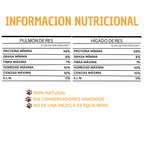 Mix de 2 Higado y pulmon de res deshidratado