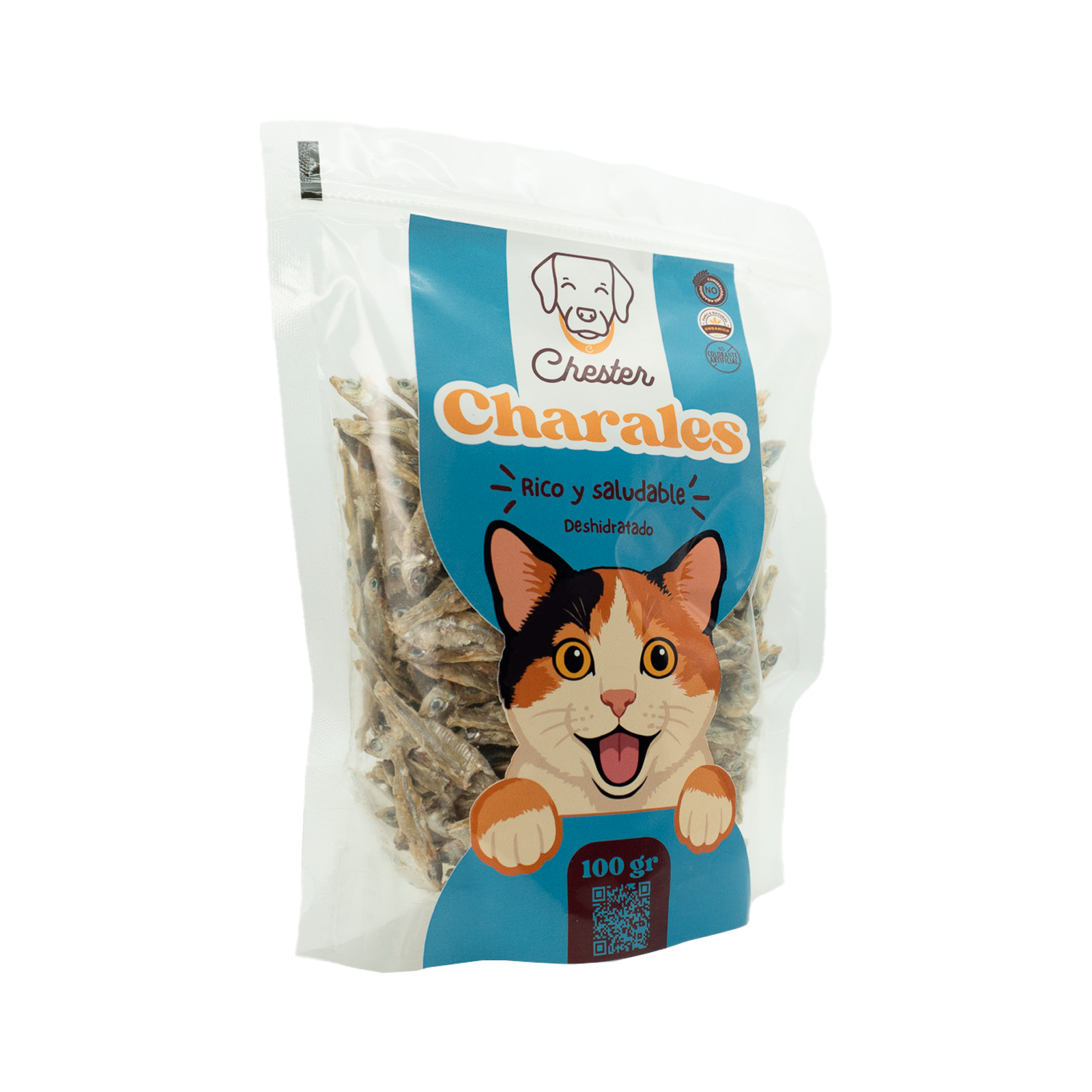 Charal deshidratado para gato