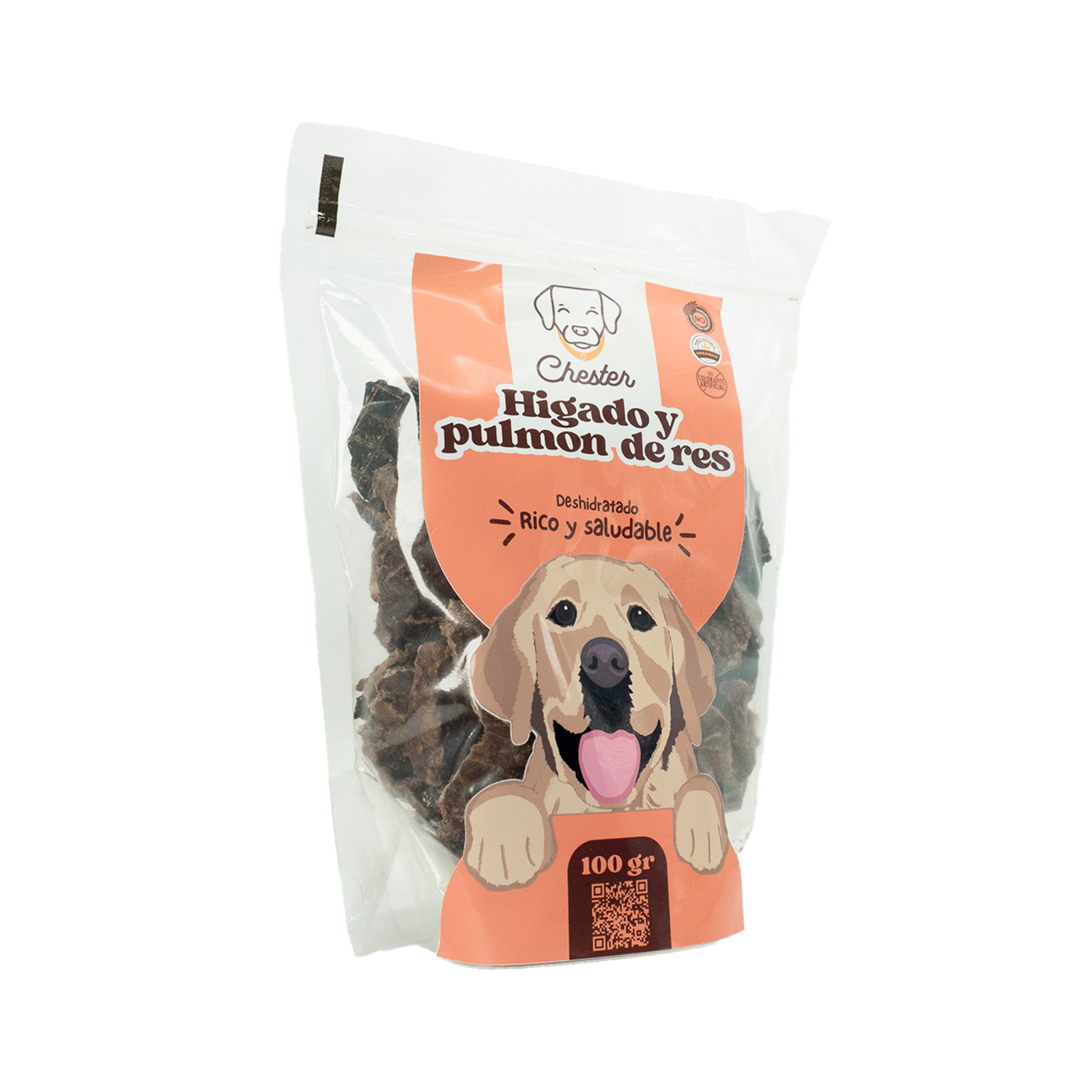 Mix de 2 Higado y pulmon de res deshidratado